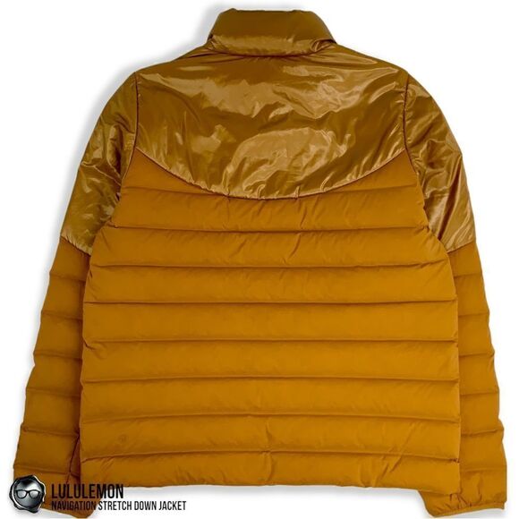 LULULEMON NAVIGATION STRETCH DOWN PUFFER JACKET IN SPICED BRONZE WOMEN’S SIZE 8 - Picture 9 of 16